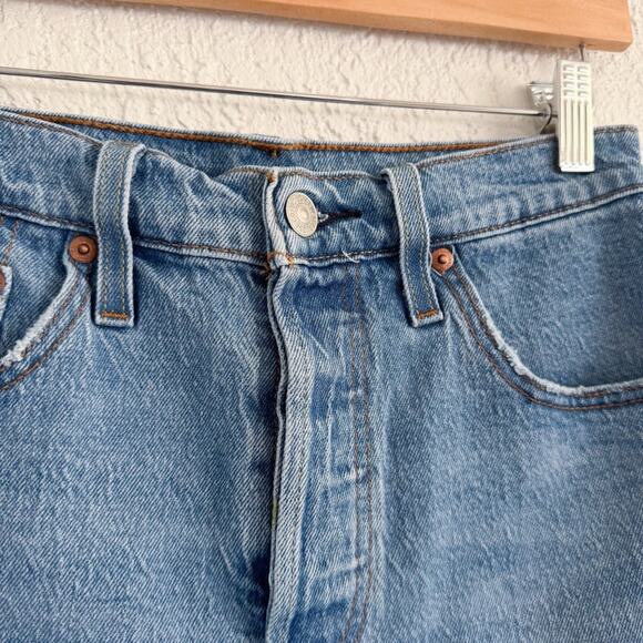 Levi's 501 High Waist Classic Denim Shorts - Picture 4 of 7
